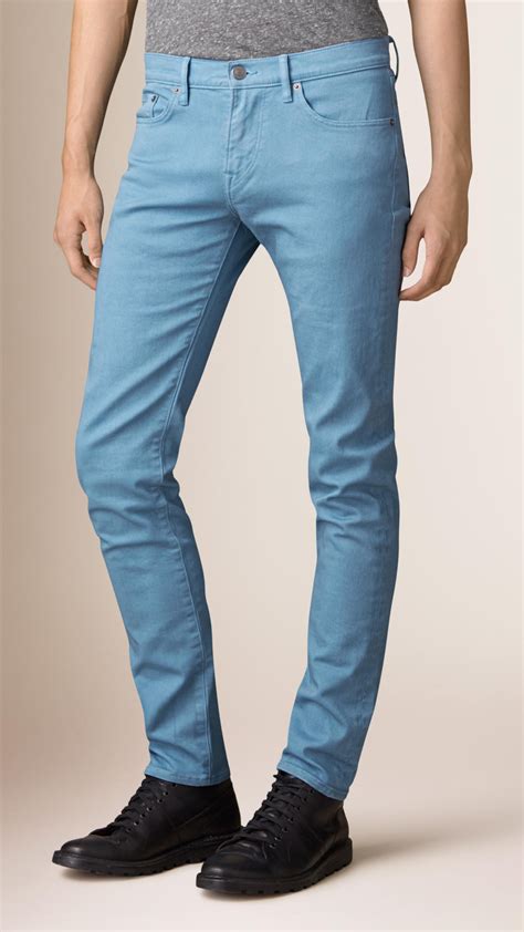 calça jeans burberry|Slim Fit Jeans in Classic blue .